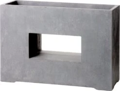 Bak Kubus Venster 75 X 27 X 52 Cm Lichtgrijs