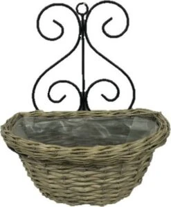 Intratuin Muur Bloempot Naturel 35 X 22 X 41 Cm