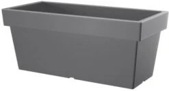 Intratuin Plantenbak Lofly Case Grijs 57,8 X 25,7 X 22,4 Cm