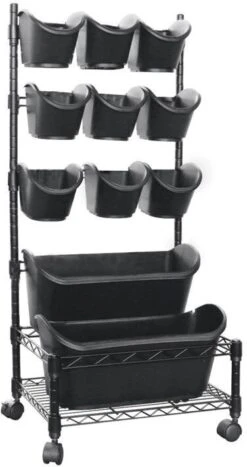 Nieuwkomers 15 Nature Rek Met Plantenbakken Verticaal 97 X 44 X 35,5 Cm