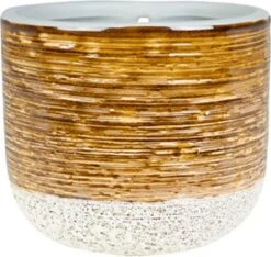 TS Muur Bloempot Issa Geel D 14 H 13 Cm