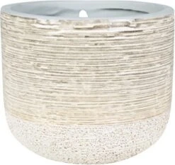 TS Muur Bloempot Issa Grijs D 14 H 13 Cm