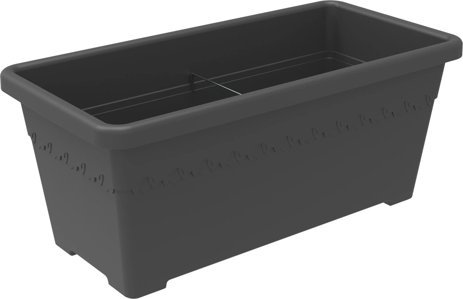 Elho Algarve Terrace Bloembak Met Wielen L 80 H 33 Cm Antraciet 1 Elho Algarve Terrace Bloembak Met Wielen L 80 H 33 Cm Antraciet