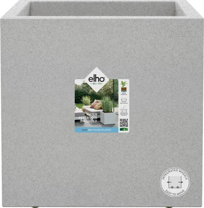 Elho Plantenbak Vivo Next Grijs 30 X 30 X 30 Cm 1 Elho Plantenbak Vivo Next Grijs 30 X 30 X 30 Cm