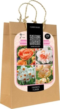 Florex Spring Blossom Bloembollen Favorite Flavor Wit Oranje Roze 20 Stuks