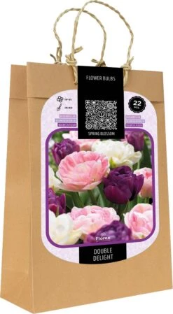 Florex Spring Blossom Bloembollen Double Delight Paars Roze Wit 22 Stuks