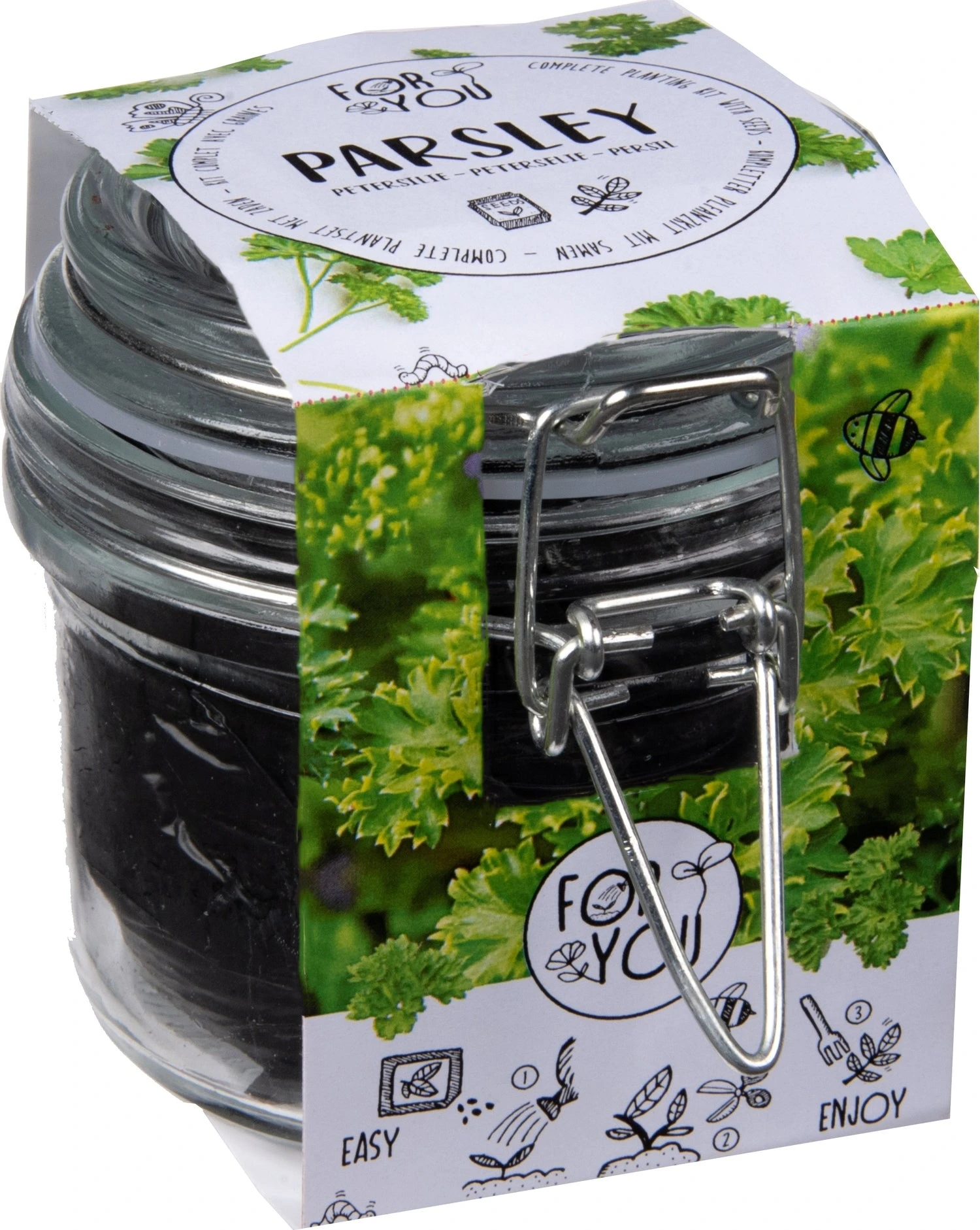 Florex Kruidenzaden In Weckpot Peterselie 11 X 8 X 8,5 Cm 1 Florex Kruidenzaden In Weckpot Peterselie 11 X 8 X 8,5 Cm