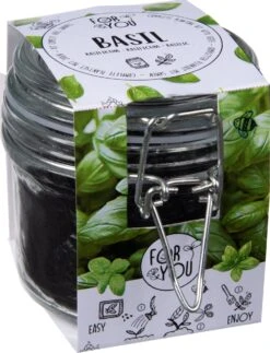 Florex Kruidenzaden In Weckpot Basilicum 11 X 8 X 8,5 Cm