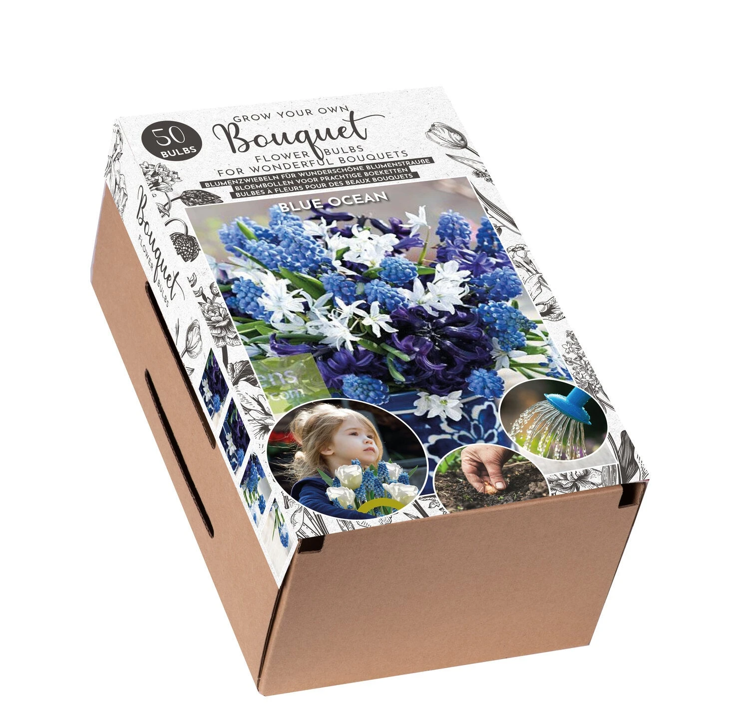 Florex Bloembollen Bouquet In Doos Blue Ocean 24 X 10 X 15 Cm 1 Florex Bloembollen Bouquet In Doos Blue Ocean 24 X 10 X 15 Cm