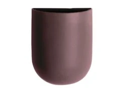 PT Living Muur Bloempot Oval Paars 19 X 14,8 X 7 Cm