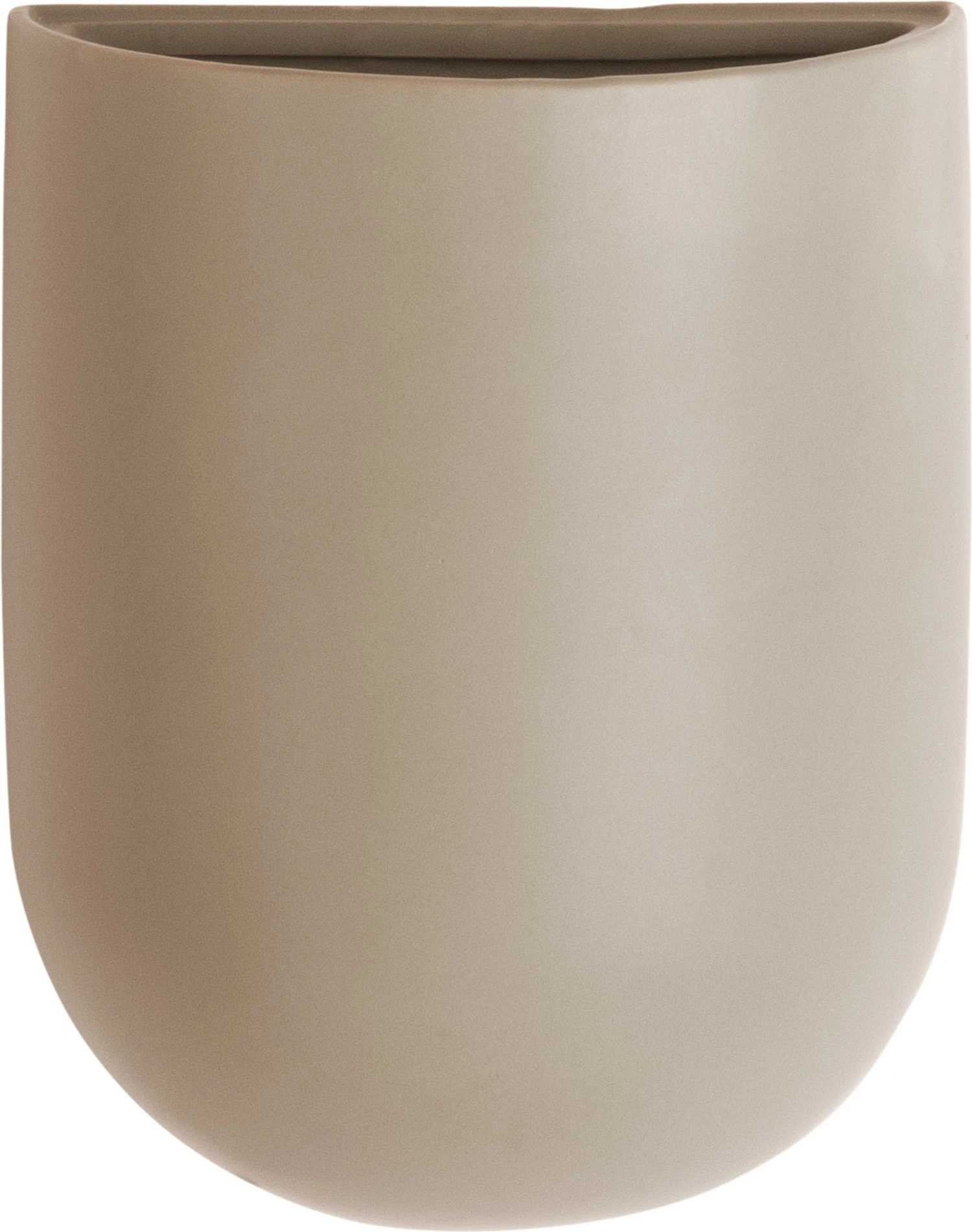 PT Living Muur Bloempot Oval Grijs 19 X 14,8 X 7 Cm 1 PT Living Muur Bloempot Oval Grijs 19 X 14,8 X 7 Cm