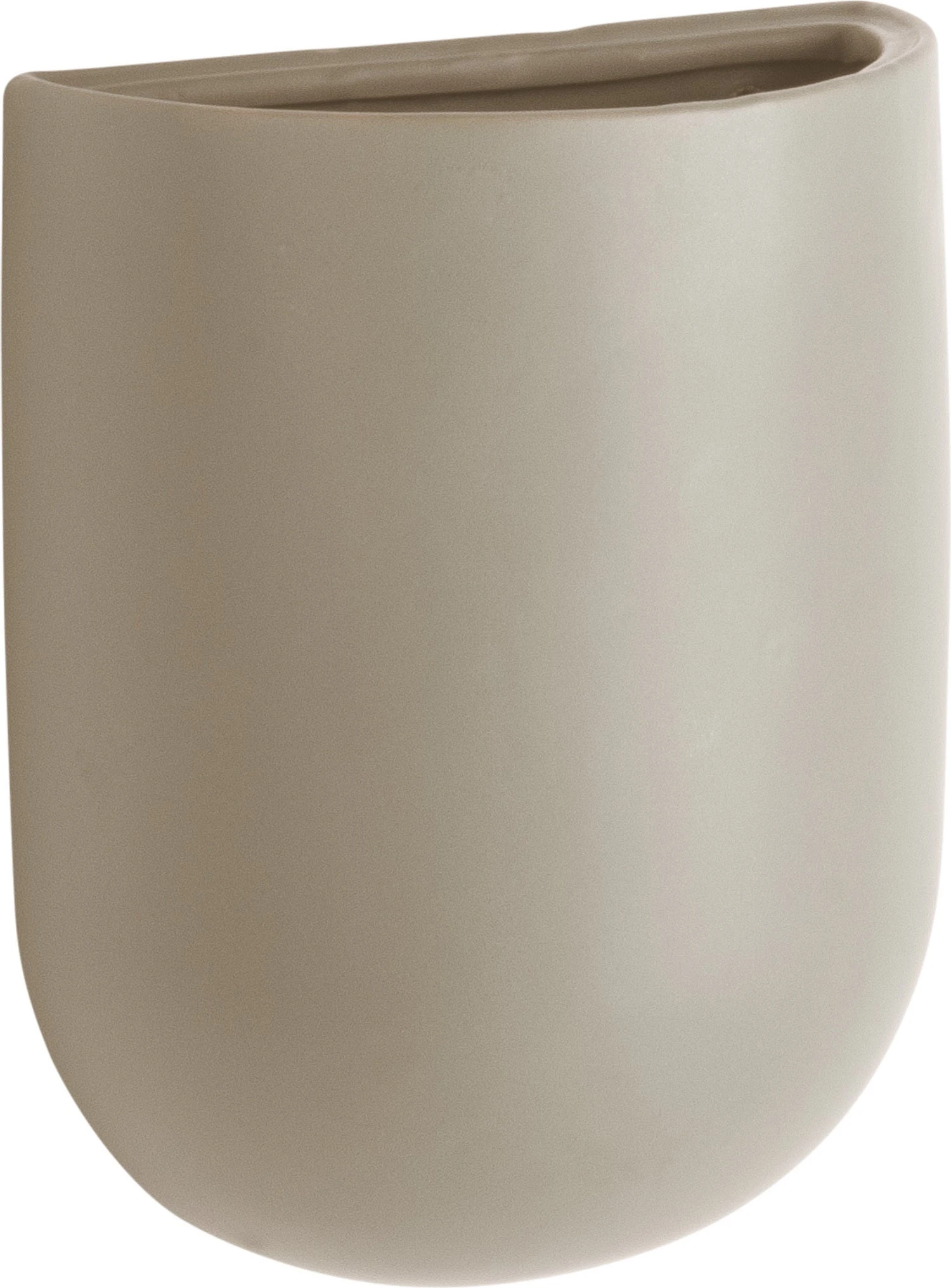 PT Living Muur Bloempot Oval Grijs 19 X 14,8 X 7 Cm 2 PT Living Muur Bloempot Oval Grijs 19 X 14,8 X 7 Cm - Afbeelding 2