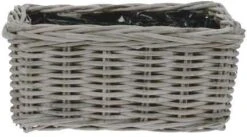 Van Der Leeden Plantenbak Grijs 40 X 23 X 20 Cm