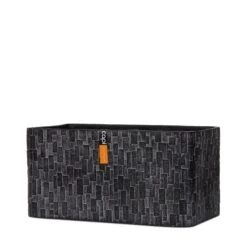 Capi Nature Bloembak Stone 23 X 12 X 11 Cm Zwart