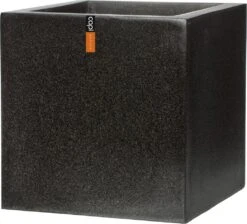 Capi Europe Plantenbak Lux Terrazzo Zwart 30 X 30 X 30 Cm