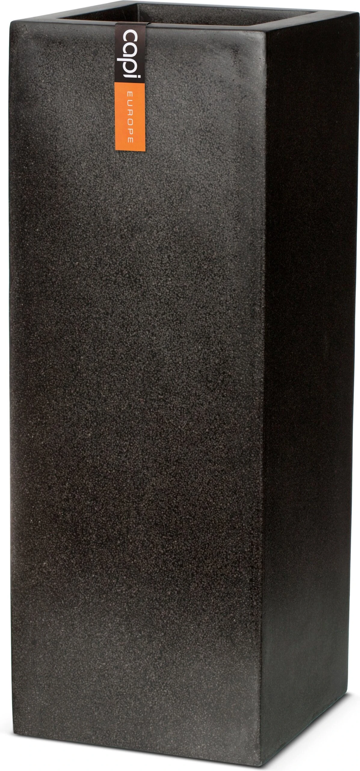 Capi Europe Plantenbak Lux Terrazzo Zwart 35 X 35 X 78 Cm 1 Capi Europe Plantenbak Lux Terrazzo Zwart 35 X 35 X 78 Cm
