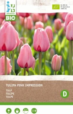 Intratuin Biologische Bloembollen Tulp (Tulipa 'Pink Impression') 6 Stuks