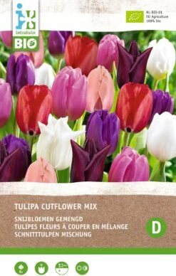 Intratuin Biologische Bloembollen Tulp (Tulipa) Snijbloemen Mix 6 Stuks