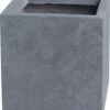 Intratuin Bloempot Kubus Lichtgrijs 34 X 34 X 30 Cm