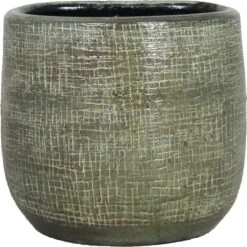 Bela Arte Muur Bloempot Mira Groen D 16 H 14 Cm