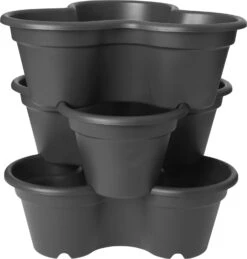 Easyday Plantenbak Joy Zwart D 45 H 15 Cm -Mooi Moestuin 8719606042568 3