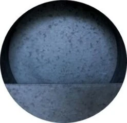 Intratuin Muur Bloempot Steve Blauw D 33 H 11 Cm