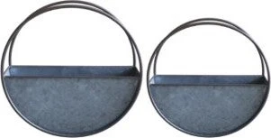 Intratuin Muur Bloempot Tonny Grijs D 46 H 14 Cm 2 Intratuin Muur Bloempot Tonny Grijs D 46 H 14 Cm - Afbeelding 2