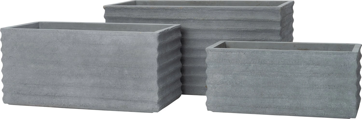 Intratuin Bloempot Horizon Grijs 70 X 33,5 X 33,5 Cm 2 Intratuin Bloempot Horizon Grijs 70 X 33,5 X 33,5 Cm - Afbeelding 2