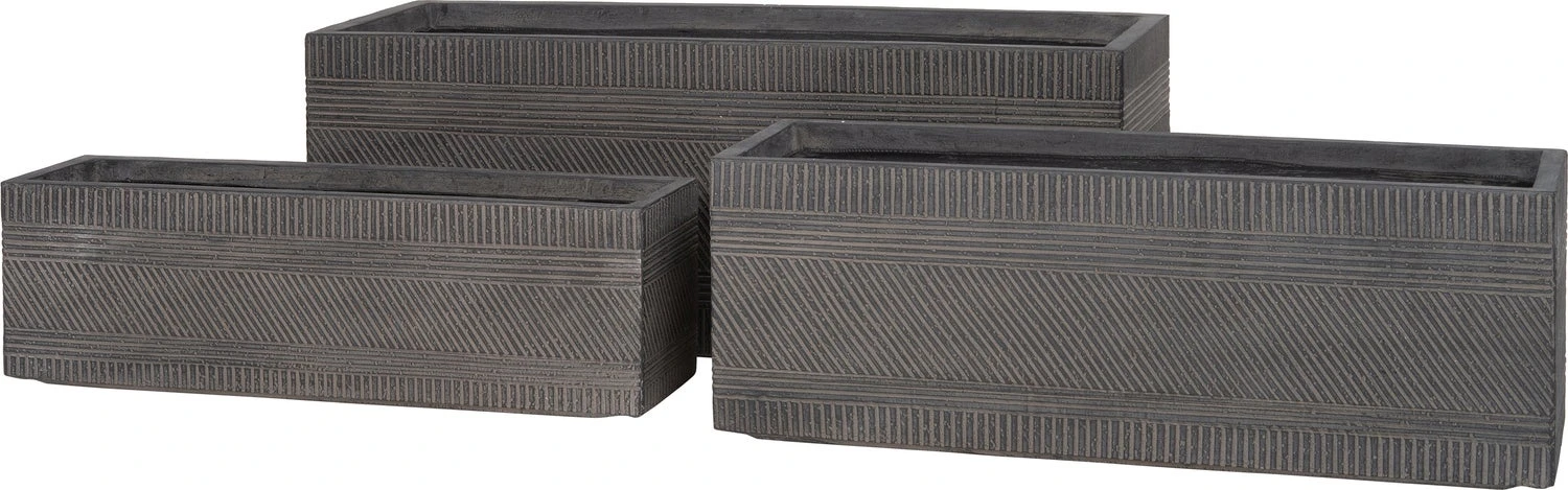 Intratuin Plantenbak Jakob Grijs 58,5 X 15,5 X 17,5 Cm 2 Intratuin Plantenbak Jakob Grijs 58,5 X 15,5 X 17,5 Cm - Afbeelding 2