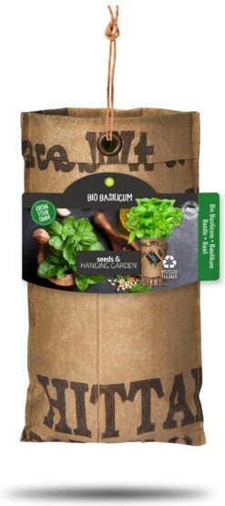 Baza Hangtuintje Biologische Basilicum (Ocimum Basilicum)